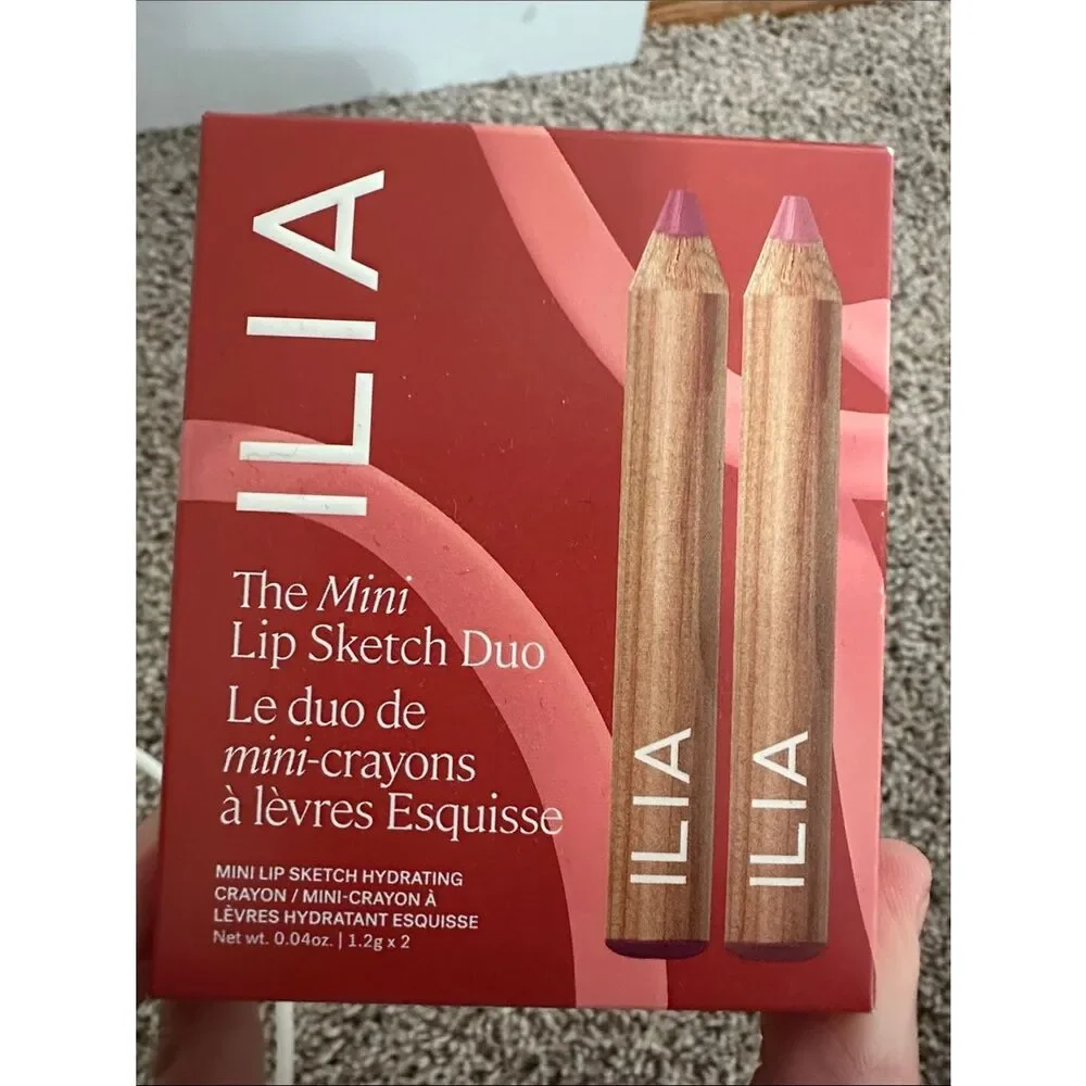 NIB ILIA The Limitless Lash Duo & Mini Lip Sketch Duo